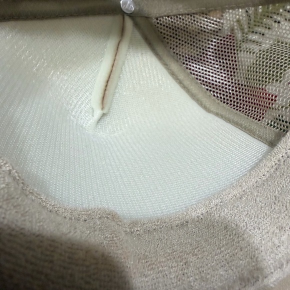 Vintage OTTO Michigan Wolverines Game Day Patches One Size Beige MeshTrucker Hat - Picture 7 of 12